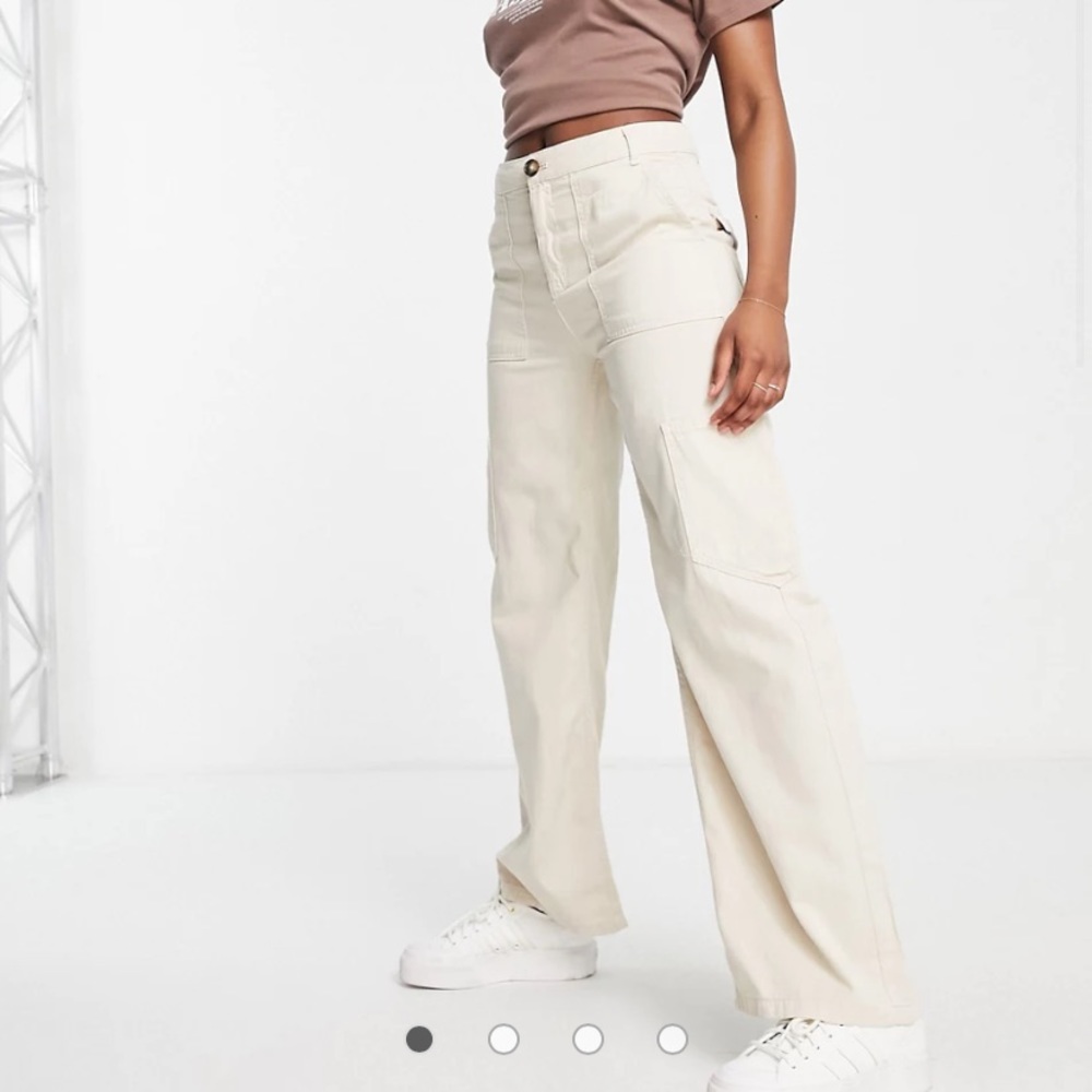 Pull&Bear High Waisted Cargo Pants